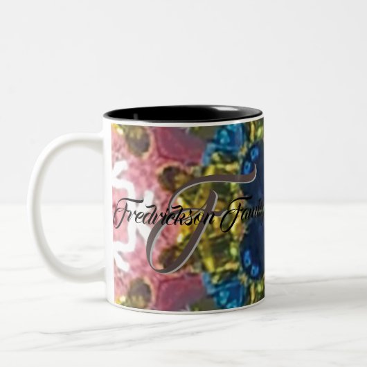 Tasse 2 Couleurs Cadeaux personnalisés pour réunion de famille (Gauche)