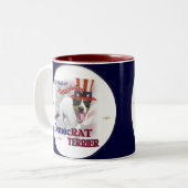 Tasse 2 Couleurs Cadeaux RAT TERRIER (Devant gauche)