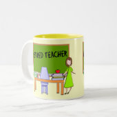 Tasse 2 Couleurs Cadeaux retirés de professeur (Devant gauche)