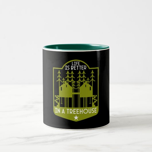 Tasse 2 Couleurs Cadeaux Treehouse (Centre)