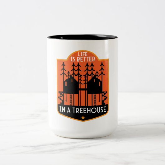 Tasse 2 Couleurs Cadeaux Treehouse (Centre)