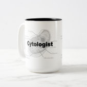 Tasse 2 Couleurs Cadeaux uniques de Cytologist (Devant gauche)