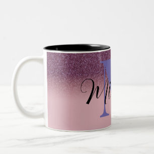 Tasse 2 Couleurs Cadeaux Vintages pourpres personnalisés
