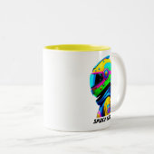 Tasse 2 Couleurs Cadet spatial (Devant droit)