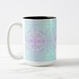 Tasse 2 Couleurs Cadre déformé 01,w Lgrey BG