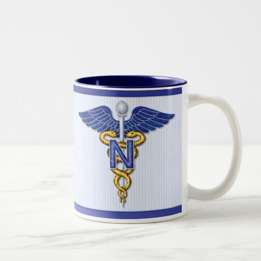 Tasse 2 Couleurs Caducée (Droit)
