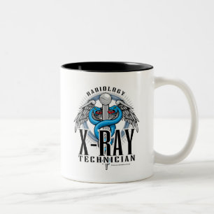 Tasse 2 Couleurs Caducée de technologie de rayon X