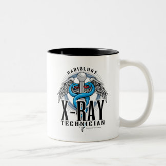 Tasse 2 Couleurs Caducée de technologie de rayon X