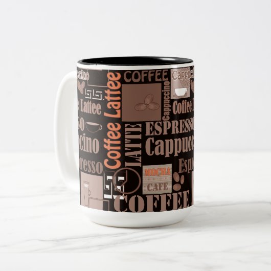 Tasse 2 Couleurs Café (Devant gauche)