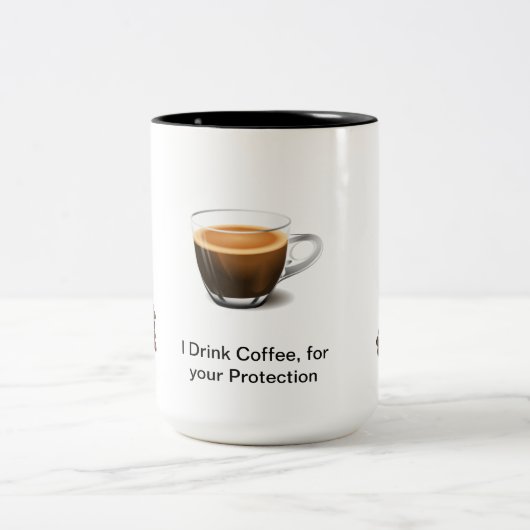 Tasse 2 Couleurs Café (Centre)