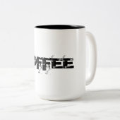 Tasse 2 Couleurs Café (Devant droit)