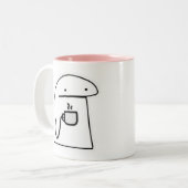 Tasse 2 Couleurs café (Devant gauche)