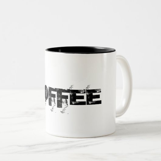 Tasse 2 Couleurs Café (Devant droit)