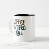 Tasse 2 Couleurs Café Alors Jiu Jitsu BJJ Jiujitsu (Devant gauche)