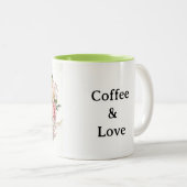 Tasse 2 Couleurs Café & Amour (Devant droit)