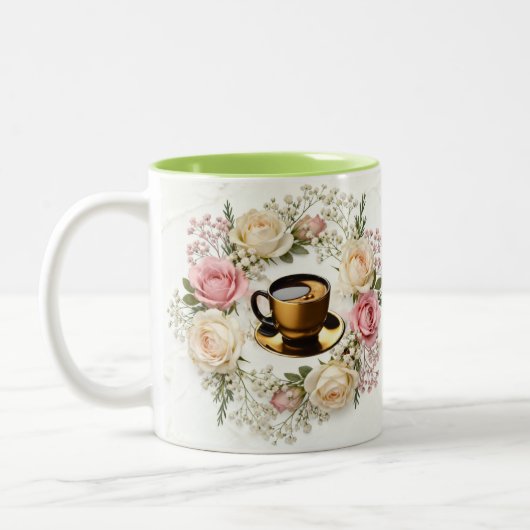 Tasse 2 Couleurs Café & Amour (Gauche)