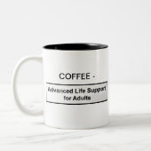 TASSE 2 COULEURS CAFÉ - ASSISTANCE VITALE ANTICIPÉE POUR DES (Gauche)