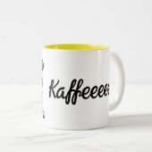 Tasse 2 Couleurs Café avec canard (Devant droit)