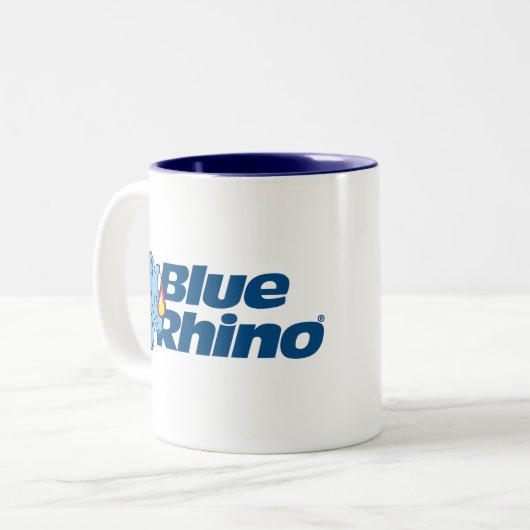 Tasse 2 Couleurs Café Blue Rhino (Devant gauche)