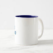 Tasse 2 Couleurs Café Blue Rhino (Devant droit)