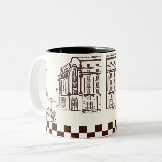 Tasse 2 Couleurs Café Capri/Boue De Thé (Devant gauche)