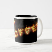 Tasse 2 Couleurs Café chaud (Devant droit)