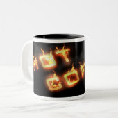 Tasse 2 Couleurs Café chaud (Devant gauche)