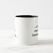 Tasse 2 Couleurs Café chaud et frais…,… une autre raison (Centre)