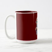 Tasse 2 Couleurs Café chouette (Gauche)