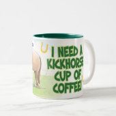 Tasse 2 Couleurs Café de Kickhorse (Devant droit)