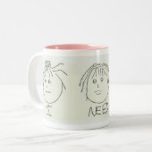 Tasse 2 Couleurs Café de matin (Devant gauche)