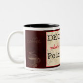 Tasse 2 Couleurs Café de panda de Decaf (Gauche)