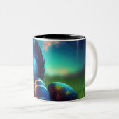 Tasse 2 Couleurs Café de Pâques (Devant droit)