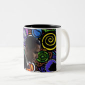 Tasse 2 Couleurs Café d'OBAMA (Devant droit)