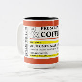 Tasse 2 Couleurs Café d'ordonnance (Devant gauche)