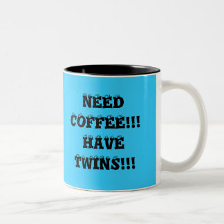TASSE 2 COULEURS CAFÉ DU BESOIN ! ! !  AYEZ LES JUMEAUX ! ! !
