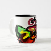 Tasse 2 Couleurs Café en automne (Devant gauche)