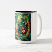 Tasse 2 Couleurs Café et paradis (Devant droit)