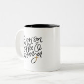 Tasse 2 Couleurs Café Et Prière Manuelle (Devant gauche)