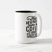 Tasse 2 Couleurs Café et Sarcasme (Devant droit)