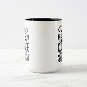 Tasse 2 Couleurs Café et Sarcasme (Centre)