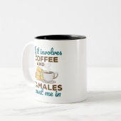 Tasse 2 Couleurs Café et tamales mexicain (Devant gauche)