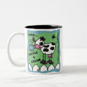 Tasse 2 Couleurs Café et vache à la crème (Gauche)