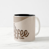 Tasse 2 Couleurs café feuilleté couleur brunch (Devant droit)