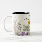 Tasse 2 Couleurs Café floral (Gauche)
