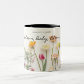 Tasse 2 Couleurs Café floral (Centre)