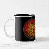 TASSE 2 COULEURS CAFÉ GINGER CAT BUDDDY (Gauche)