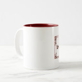 Tasse 2 Couleurs café haiku (Devant gauche)