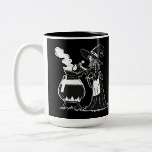 Tasse 2 Couleurs Café Halloween