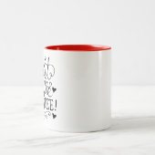 Tasse 2 Couleurs Café Heart Hustle (Centre)